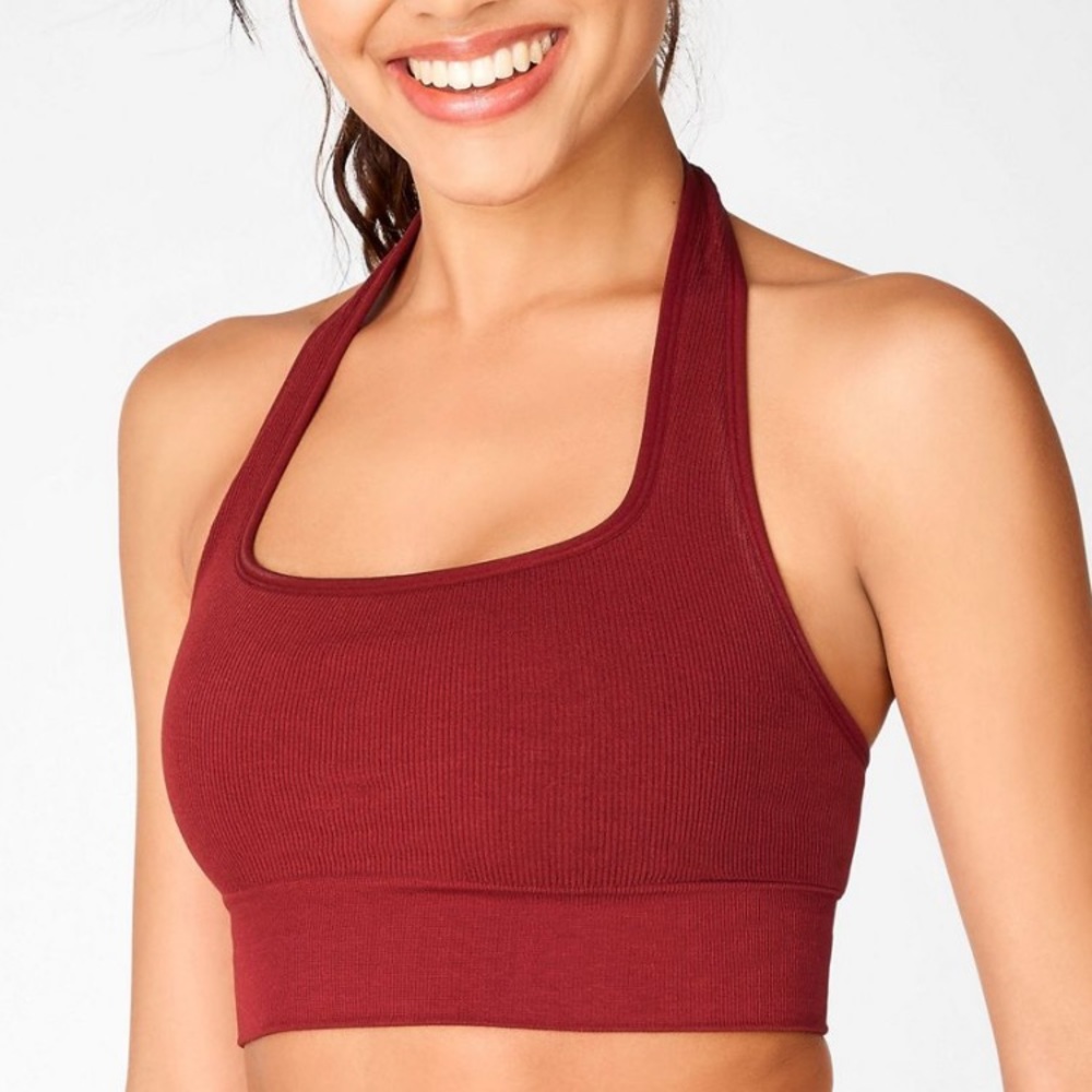 Piper seamless bra - warm sienna
